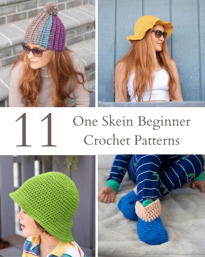 11 One Skein Crochet Patterns for Beginners (Easy Projects You Can Finish Fast)