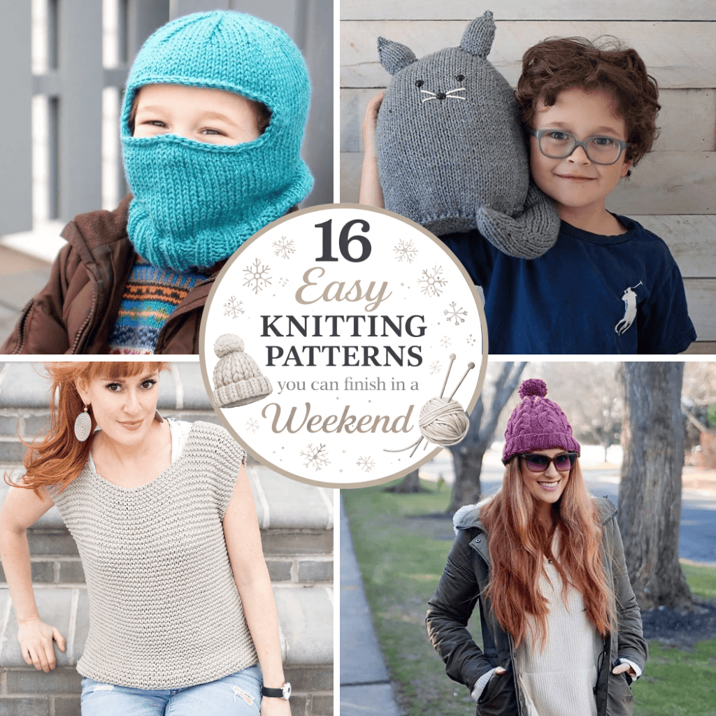 16 Easy Knitting Patterns You Can Finish in a Weekend
