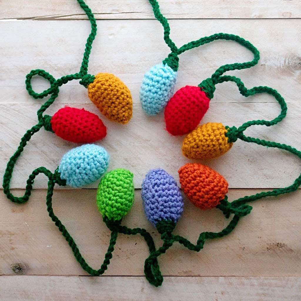 Christmas String Lights Crochet Pattern