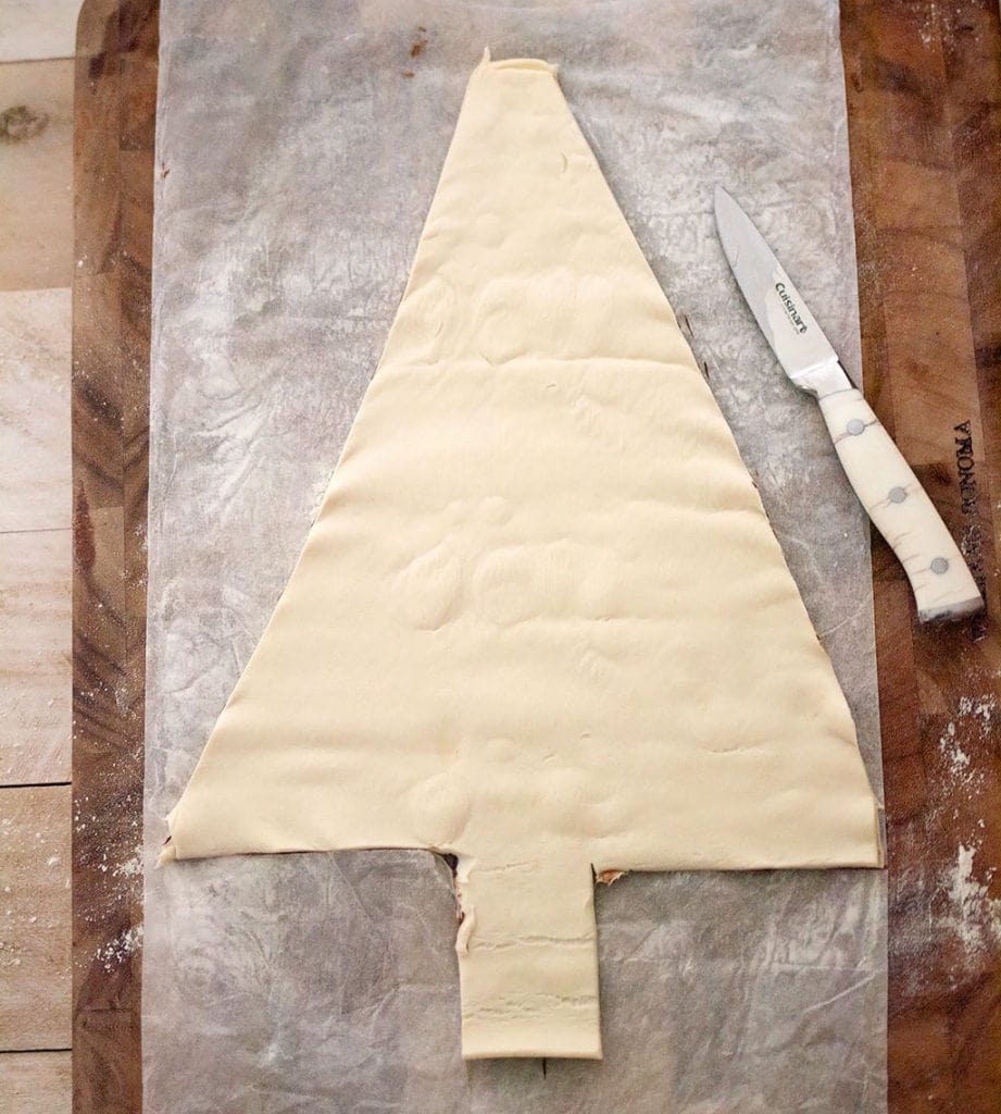 Easy Puff Pastry Christmas Tree