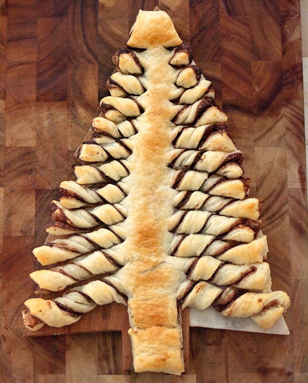 Easy Puff Pastry Christmas Tree