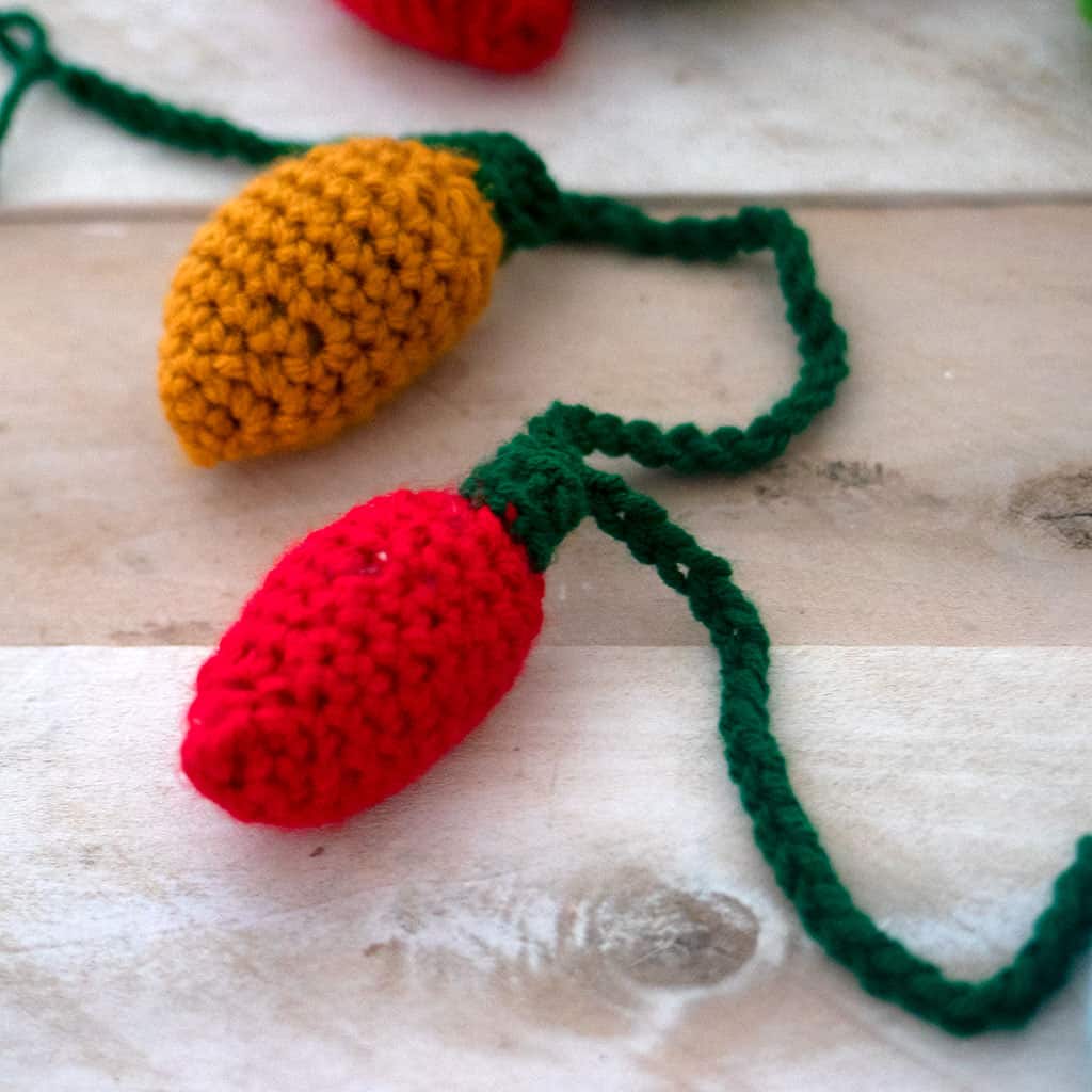 Christmas String Lights Crochet Pattern