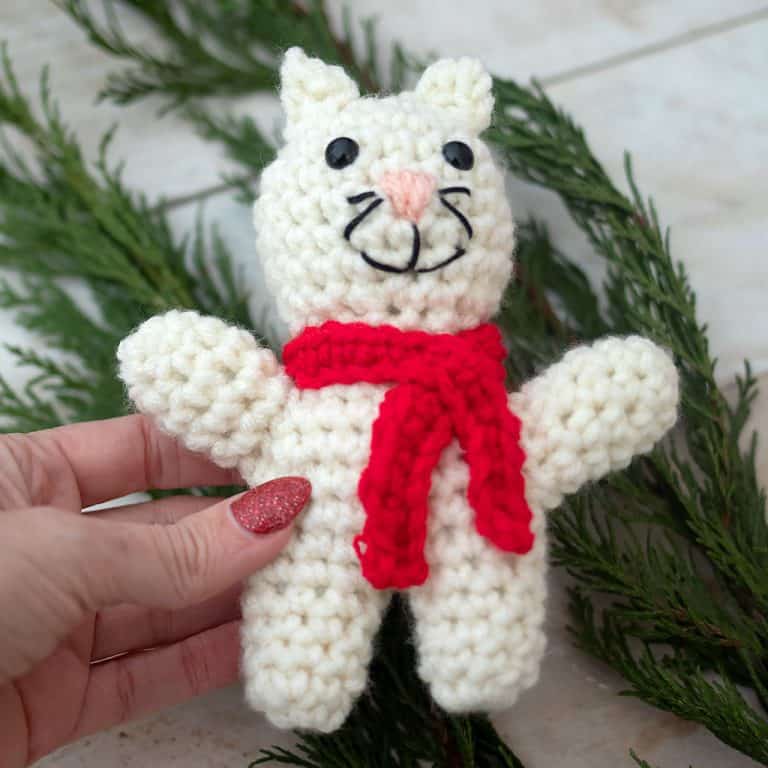 Cat Ornament Crochet Pattern