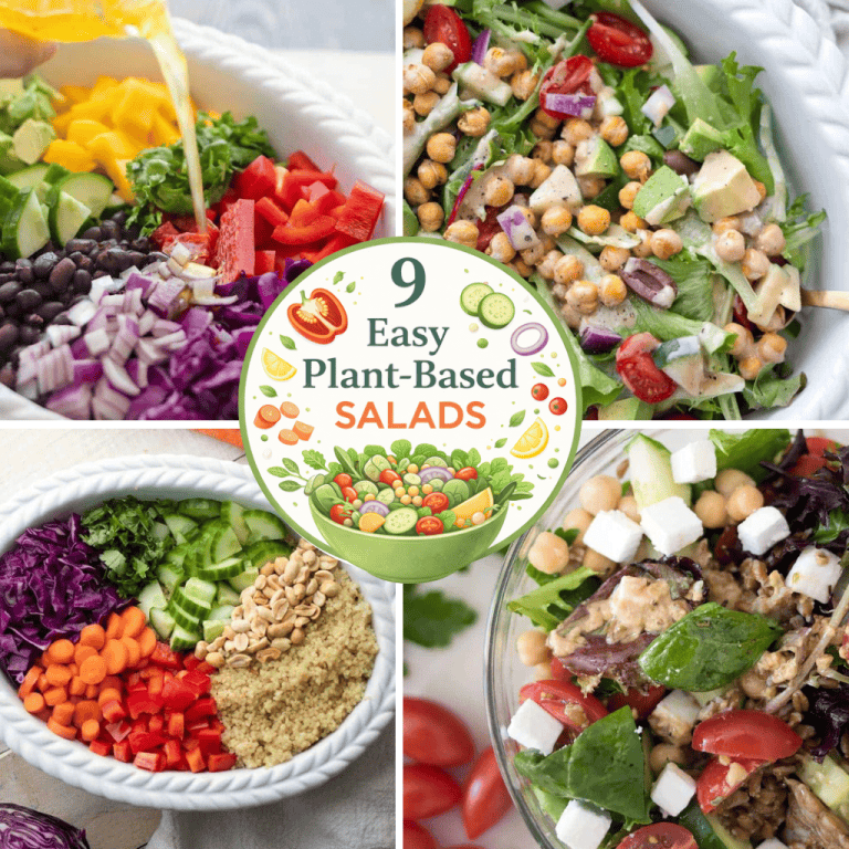 9 Easy Plant Based Vegan Salads You’ll Want to Make on Repeat