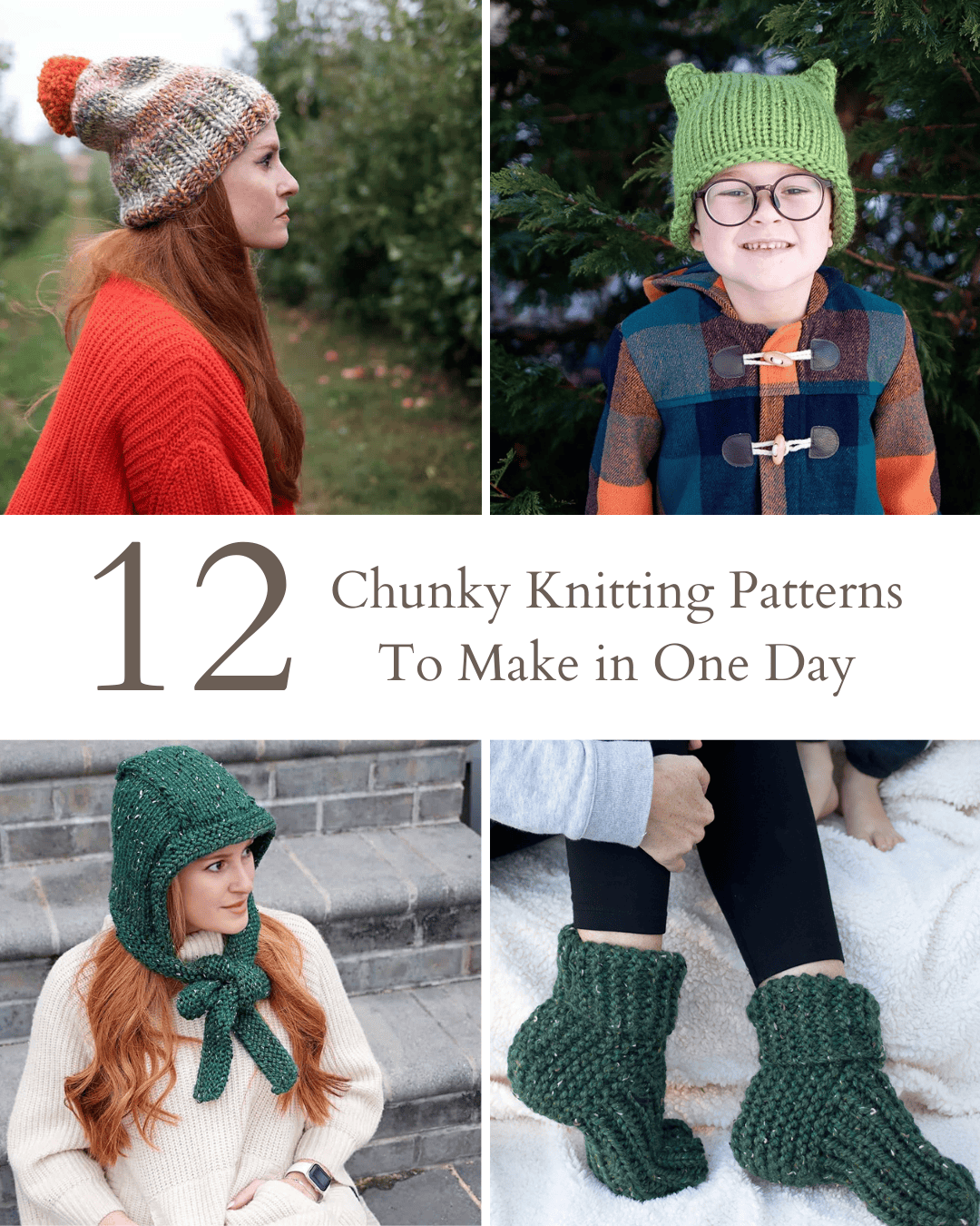 12 Chunky Knitting Patterns You Can Make in One Day