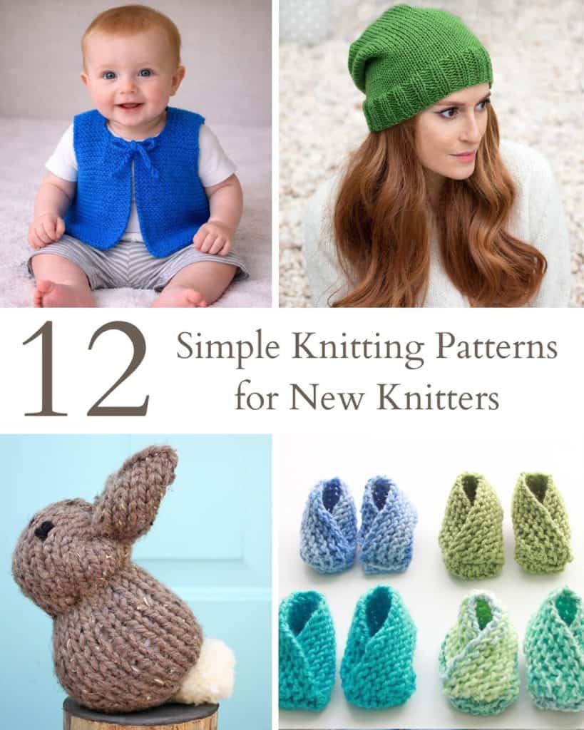 12 Simple Knitting Patterns for New Knitters