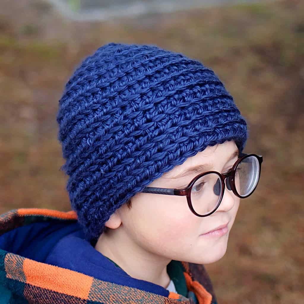 Kids Spiral Hat Crochet Pattern