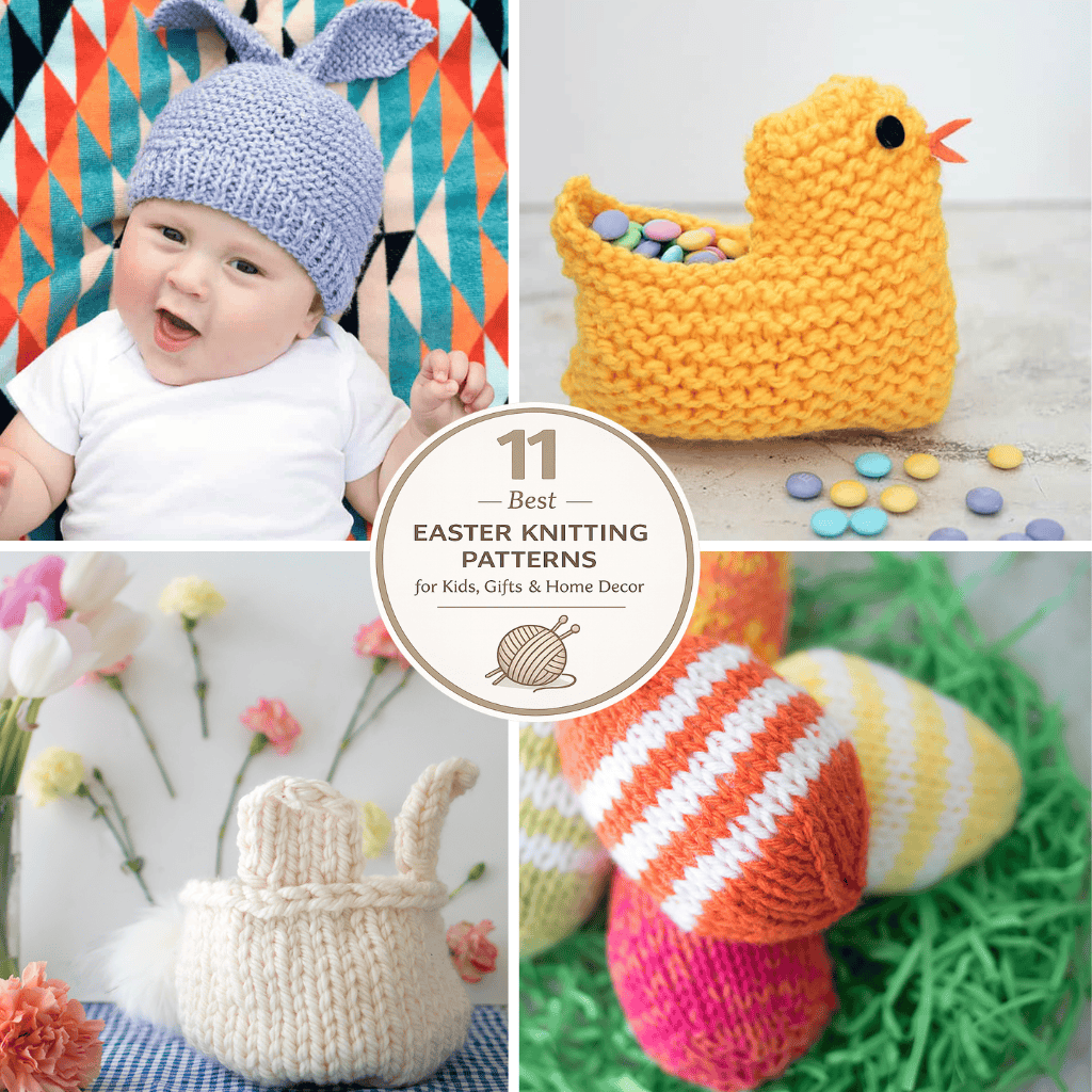 11 Best Easter Knitting Patterns for Kids, Gifts & Home Decor