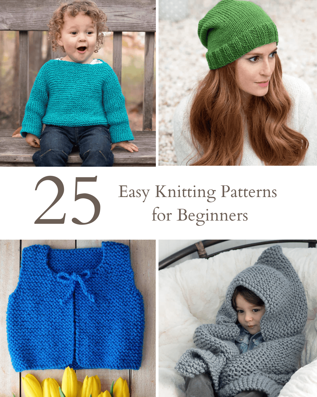 25 Easy Knitting Patterns for Beginners (Step-by-Step Projects Anyone Can Make)