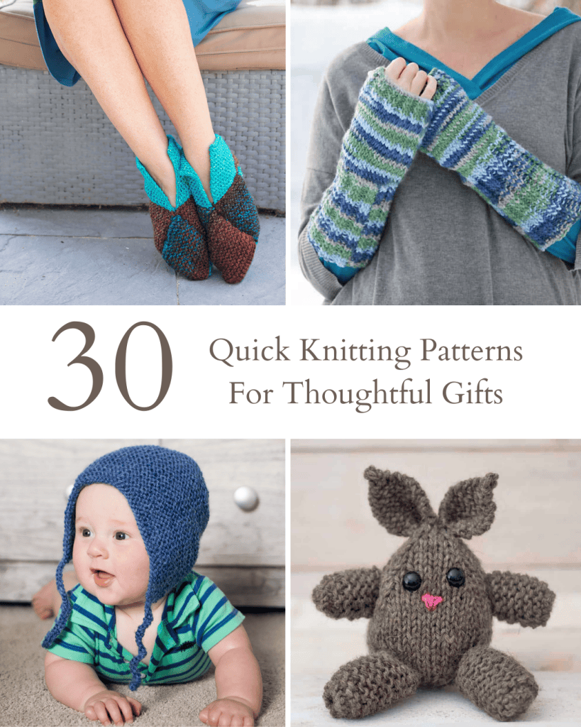 30 Quick Knitting Projects for Gifts (Fast Patterns You Can Knit in a Day)