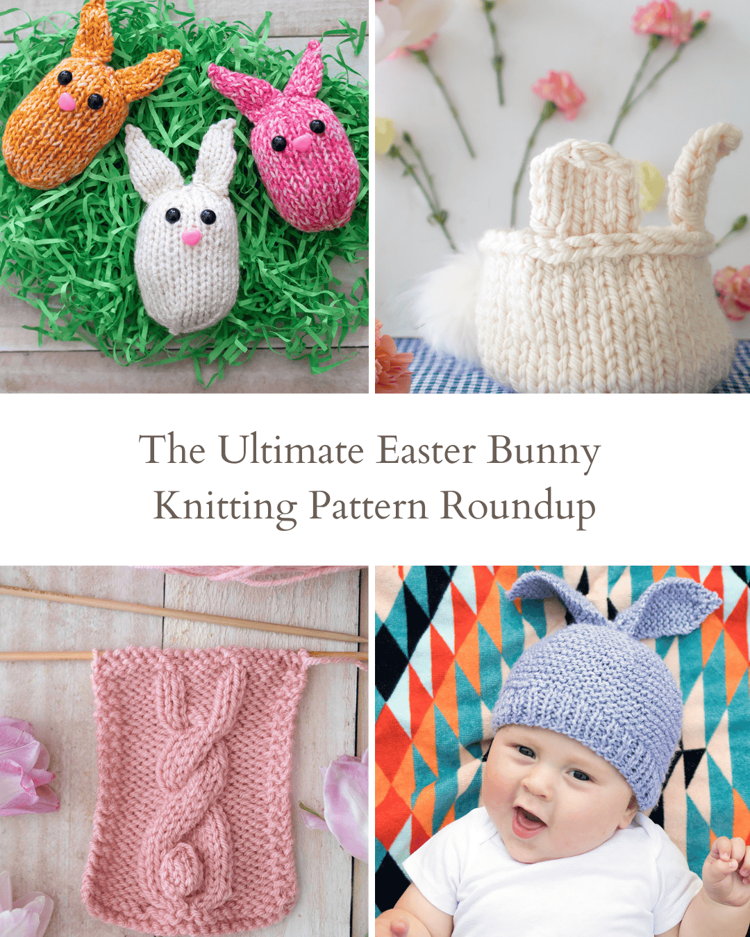 The Ultimate Easter Bunny Knitting Patterns Roundup