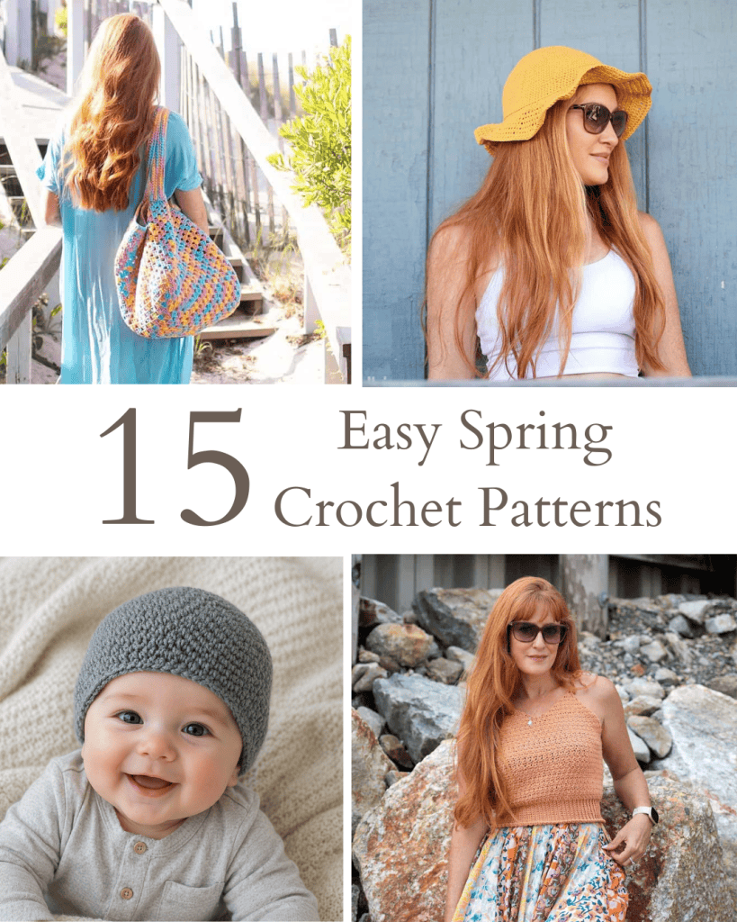 15 Easy Spring Crochet Patterns You Can Make This Weekend