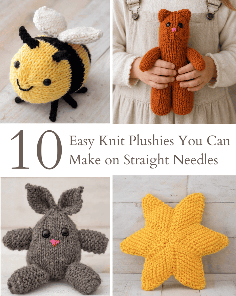 10 Easy Knit Plushies You Can Make on Straight Needles