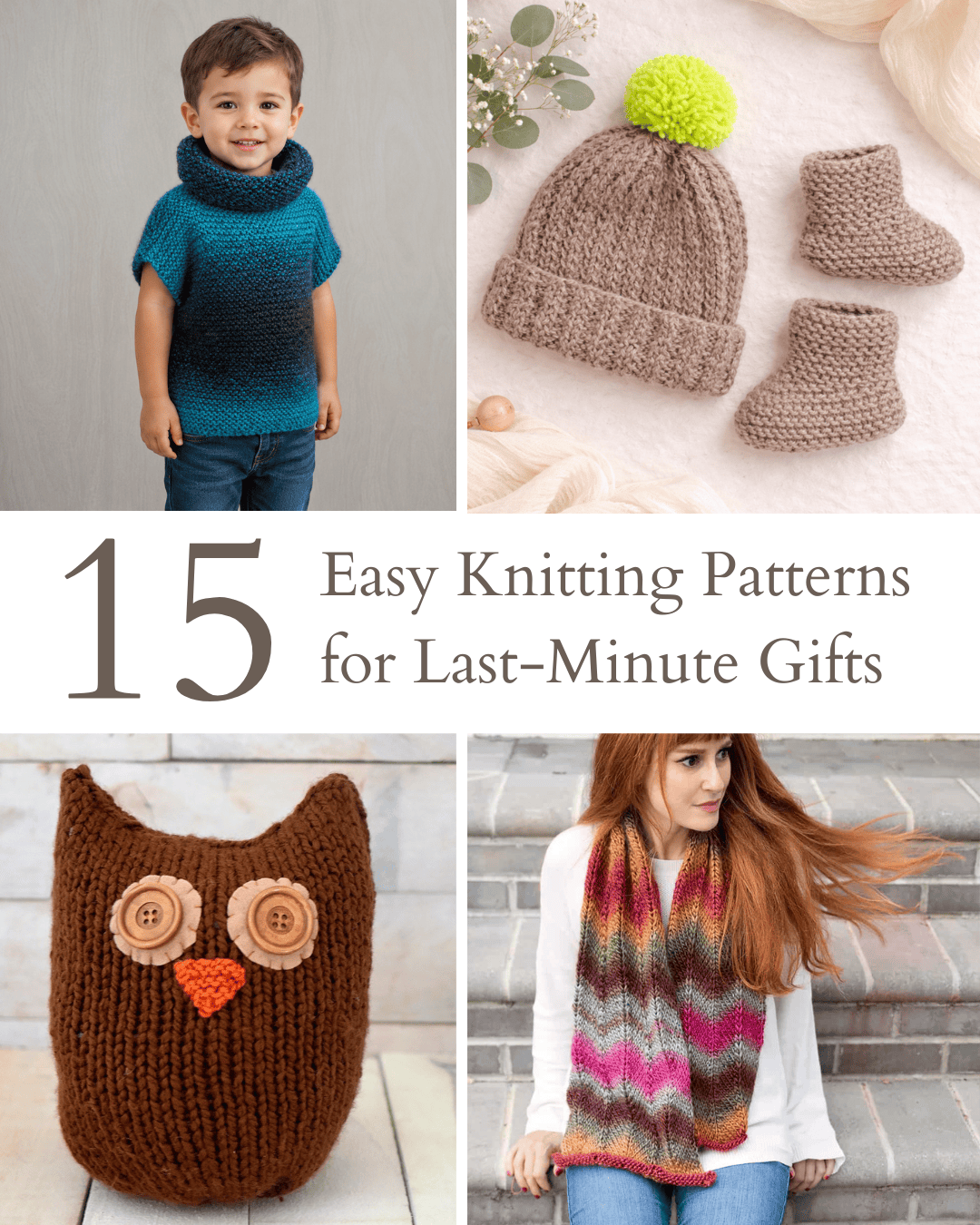 15 Easy Knitting Patterns That Make Perfect Last-Minute Gifts (Beginner-Friendly + Quick to Knit)