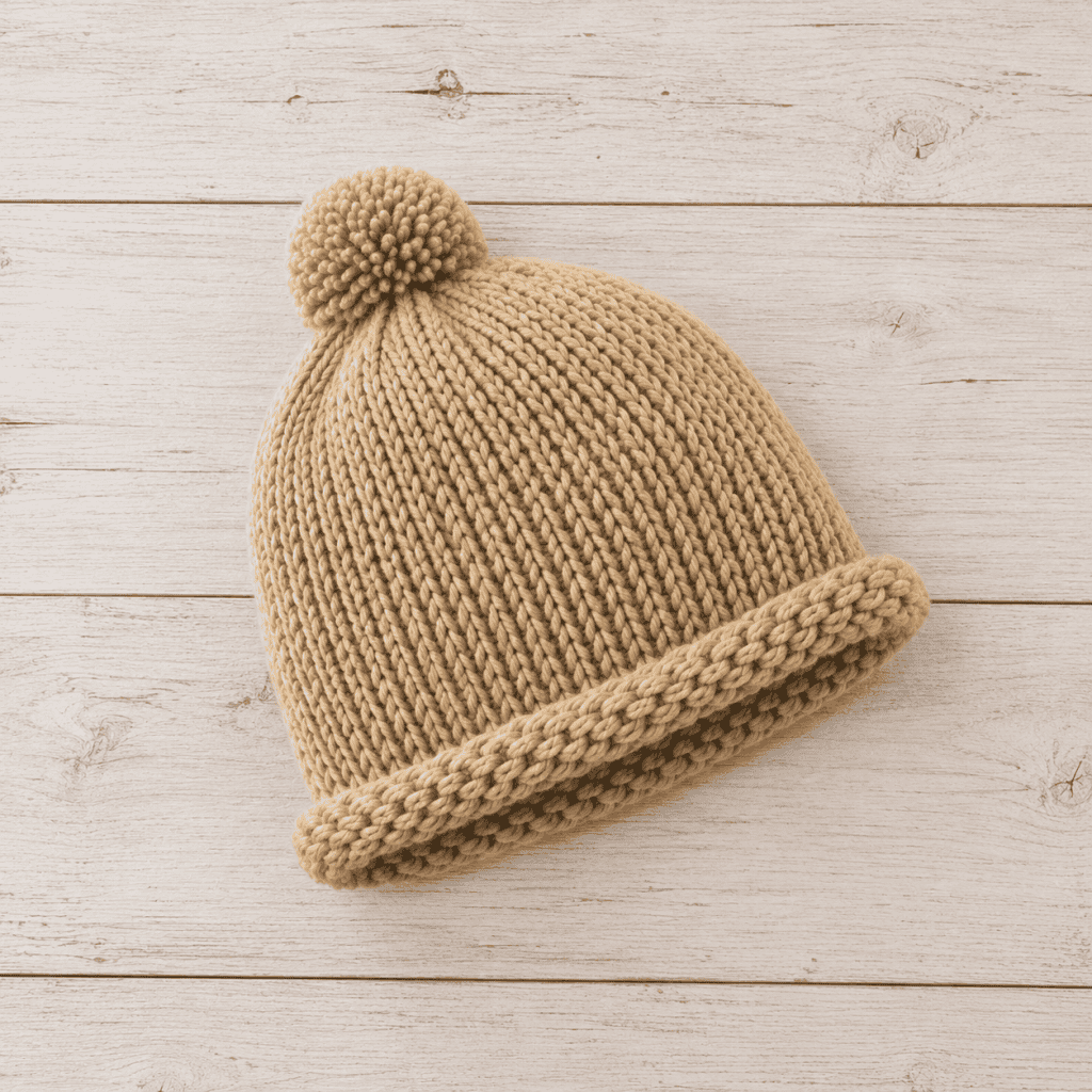 1 Hour Mens Hat Knitting Pattern (Easy Super Bulky Hat You Can Finish Tonight)