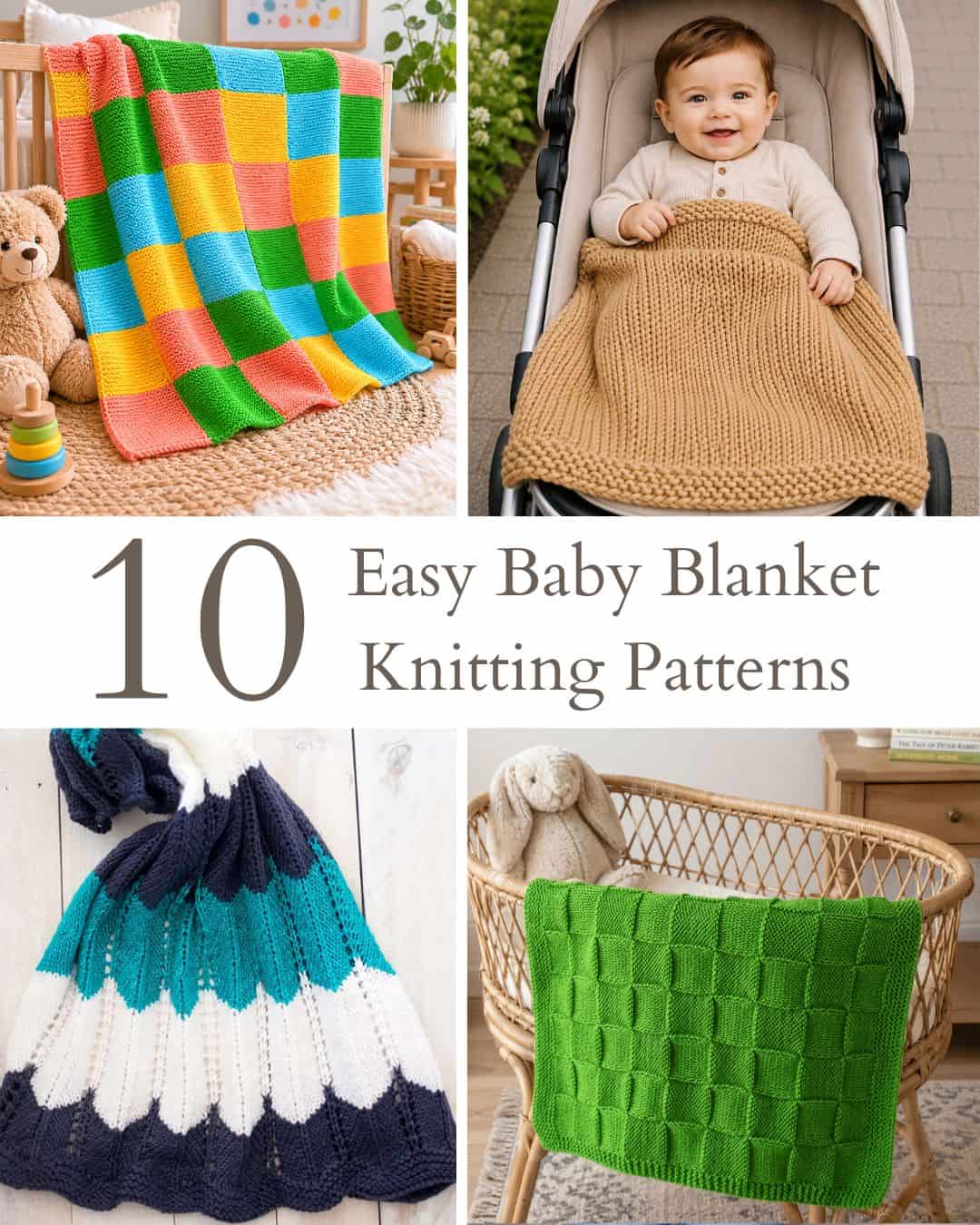 10 Easy Baby Blanket Knitting Patterns You’ll Want to Make Right Away