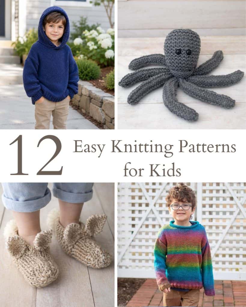 12 Easy Knitting Patterns for Kids You'll Want to Make Right Away