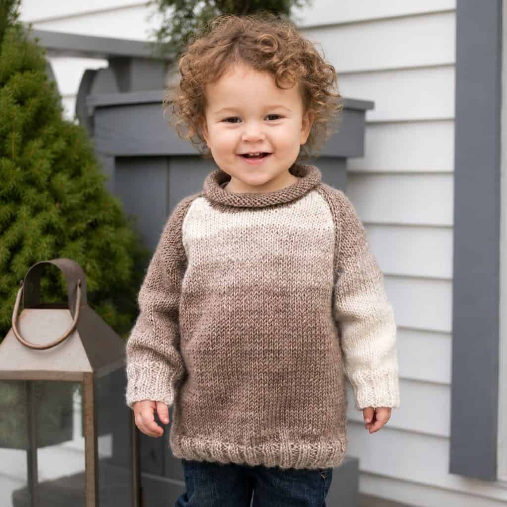 Easy Baby and Kids Sweater Knitting Patterns