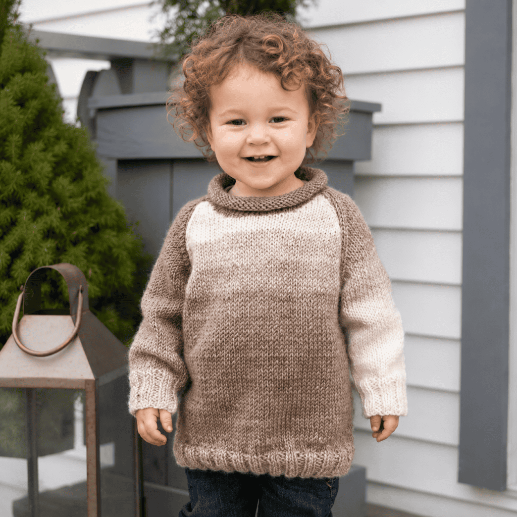 Easy Toddler Sweater Knitting Pattern (Beginner-Friendly + Knit Flat)