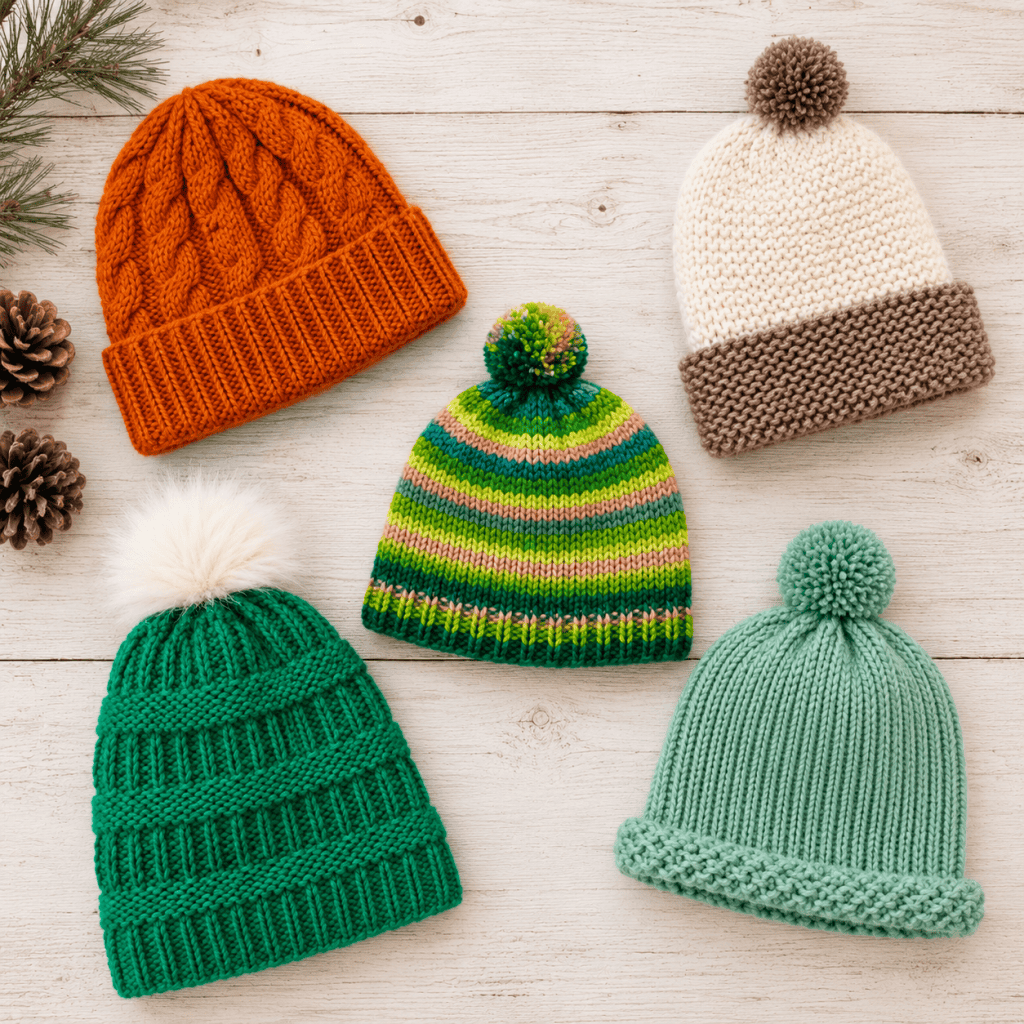 Easy Knit Hat Hub: Beginner to Intermediate Hat Knitting Patterns (Cozy, Stylish Projects You’ll Actually Wear)