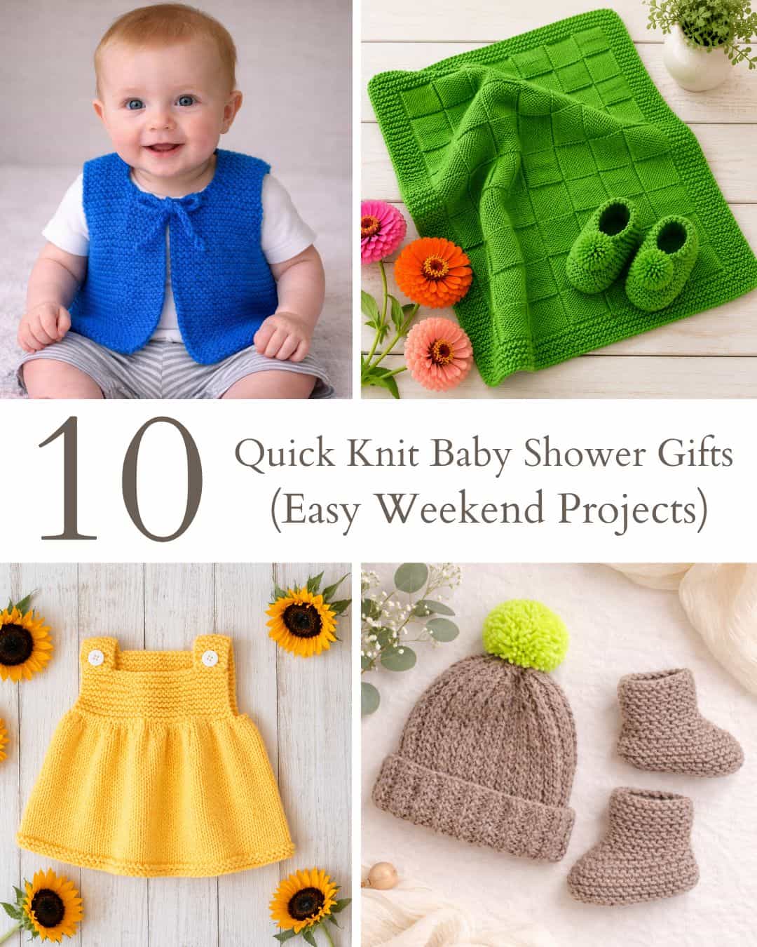 10 Easy Knitted Baby Shower Gifts You Can Finish This Weekend