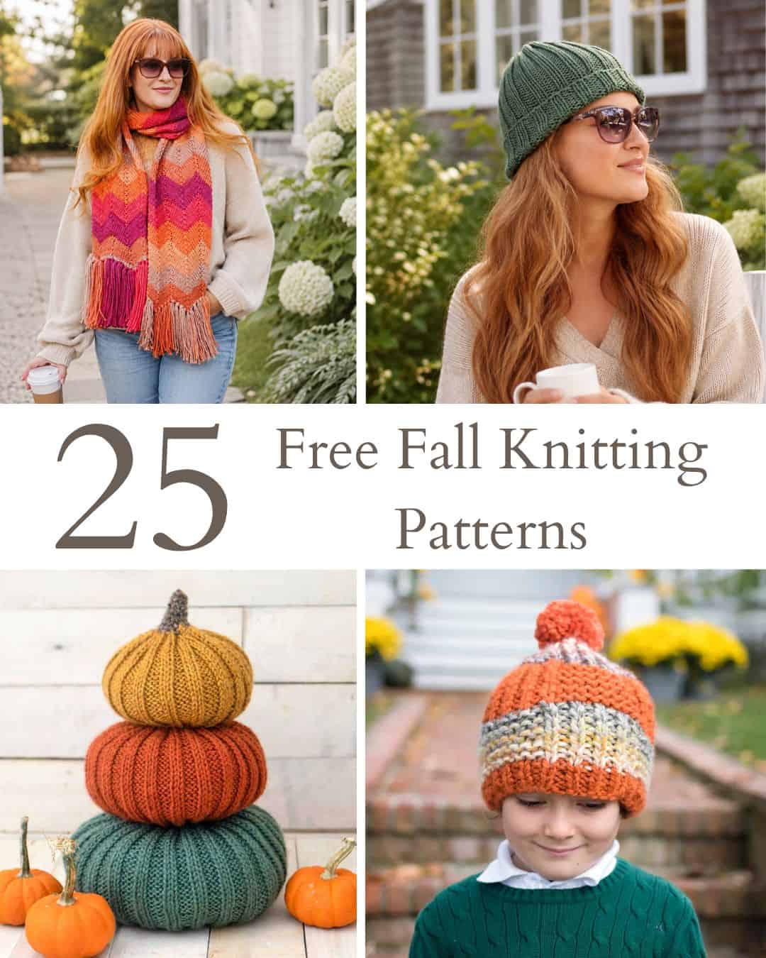 25 Free Fall Knitting Patterns You’ll Want to Cast On Right Now