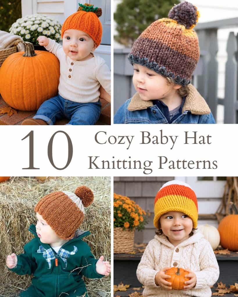 10 Cozy Baby Hat Knitting Patterns (Free & Easy Designs)