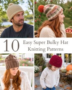 10 Easy Super Bulky Hat Knitting Patterns (Quick & Cozy Projects)