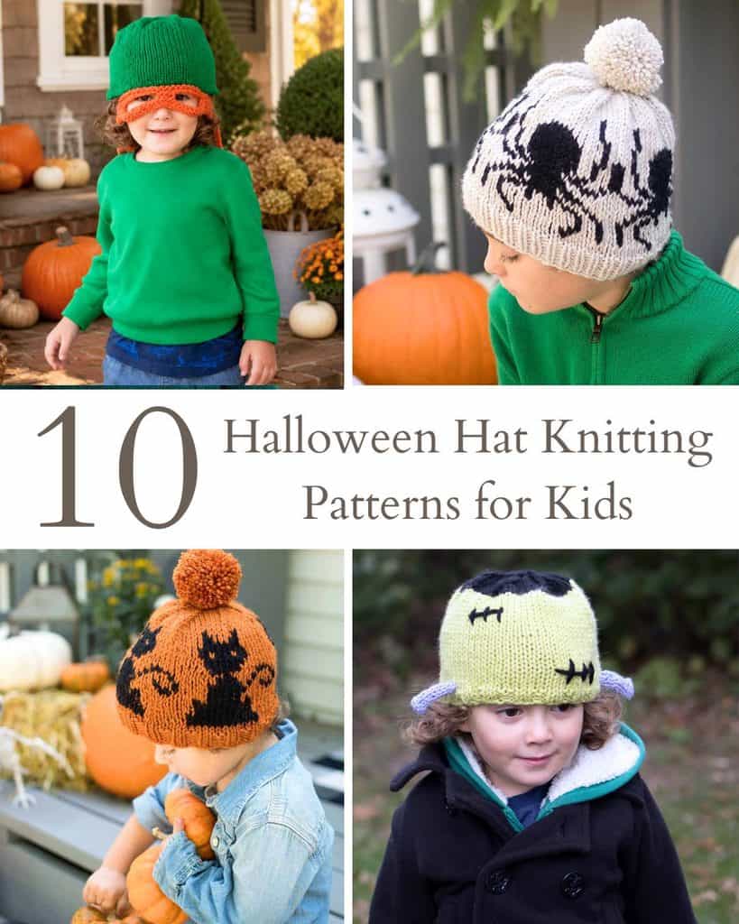 10 Halloween Hat Knitting Patterns for Kids (Cute & Spooky Fall Hats)