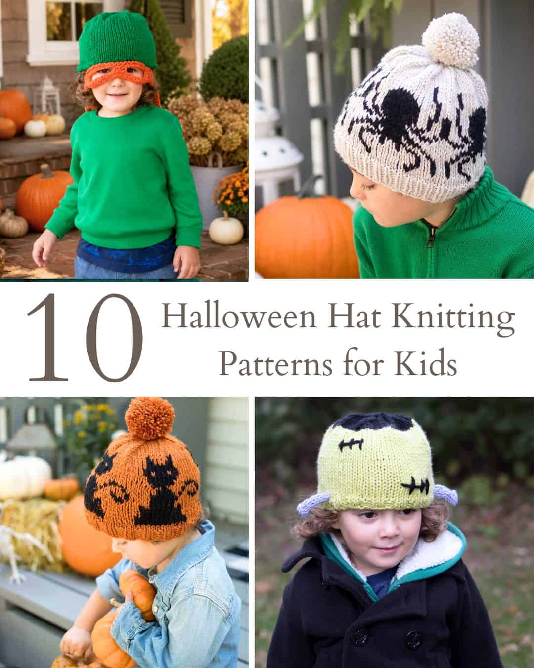 10 Halloween Hat Knitting Patterns for Kids (Cute & Spooky Fall Hats)