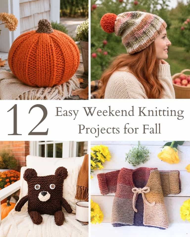 12 Fall Knitting Projects You Can Finish in a Weekend