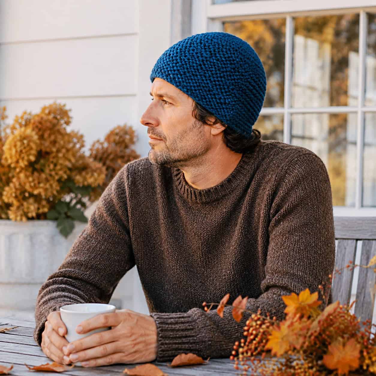 Easy Men’s Garter Stitch Hat Knitting Pattern (Beginner-Friendly & Knit Flat)