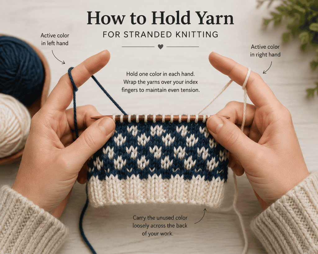 Stranded Knitting for Beginners (Easy Colorwork Tips & Techniques)