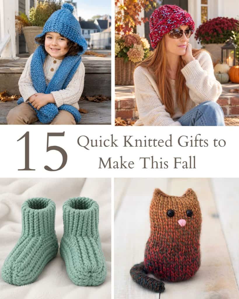 15 Quick Knitted Gifts to Make This Fall (Easy Weekend Projects)