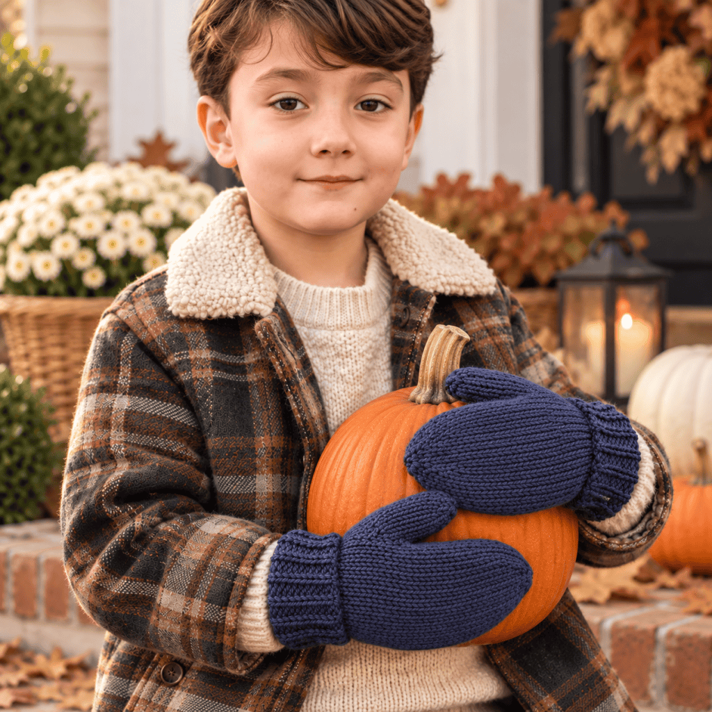 Easy Kid Mittens Knitting Pattern (Beginner-Friendly & Knit Flat)