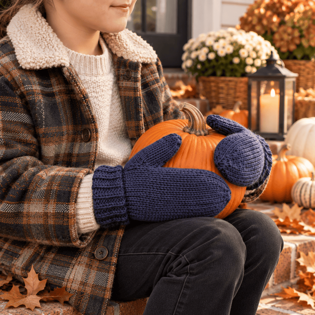Easy Kid Mittens Knitting Pattern (Beginner-Friendly & Knit Flat)