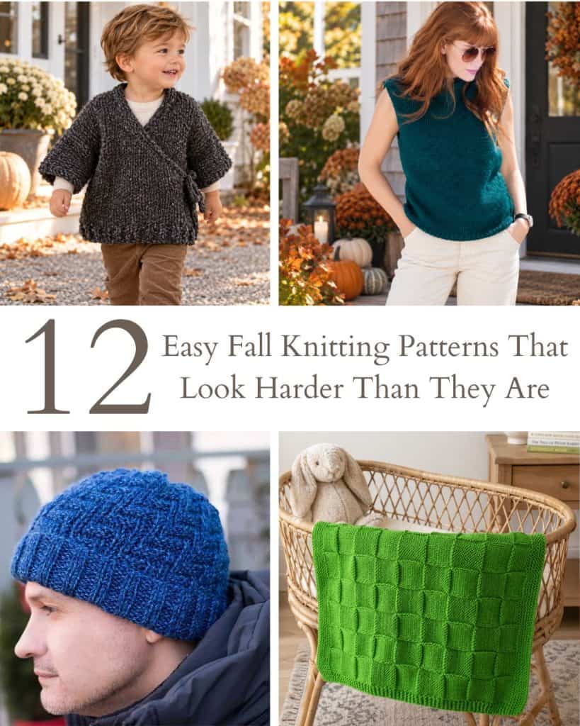 12 Easy Fall Knitting Patterns That Look Harder Than They Are