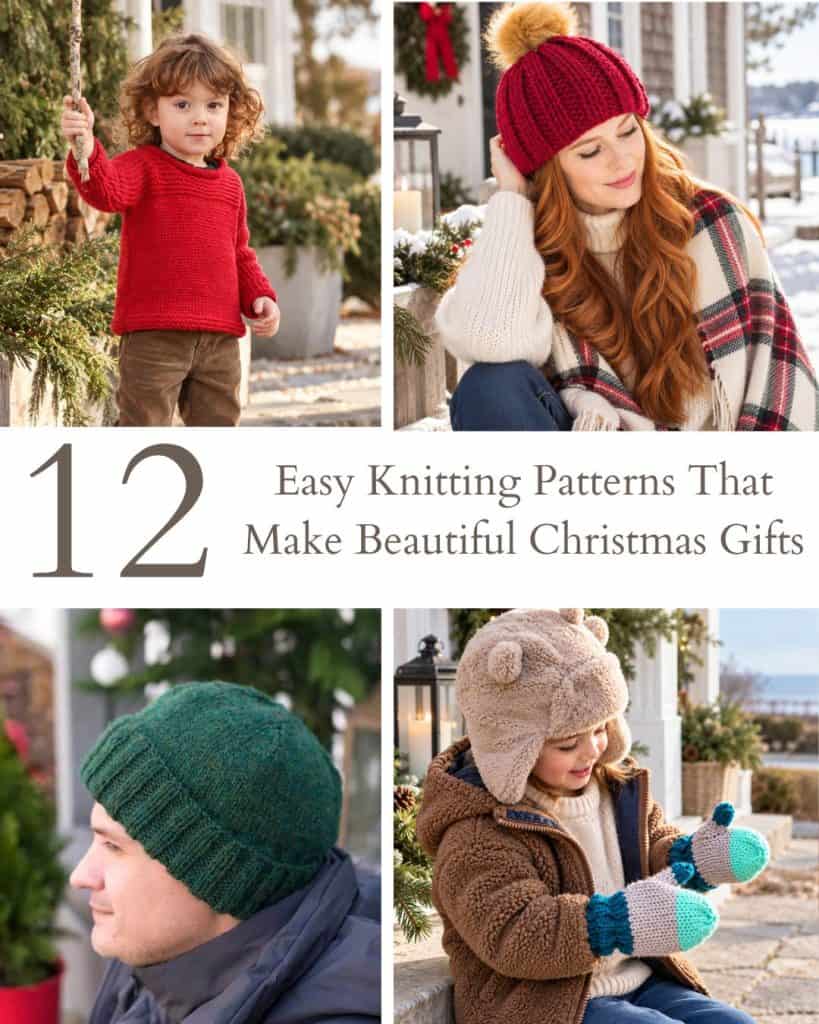 12 Easy Knitting Patterns That Make Beautiful Christmas Gifts