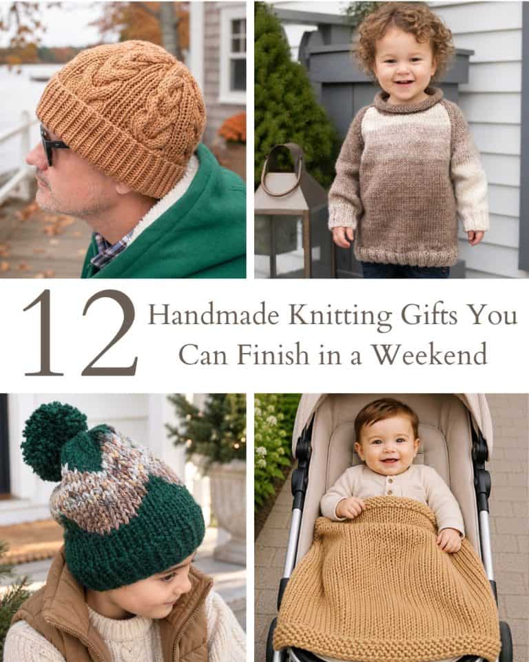 12 Handmade Knitting Gifts You Can Finish in a Weekend