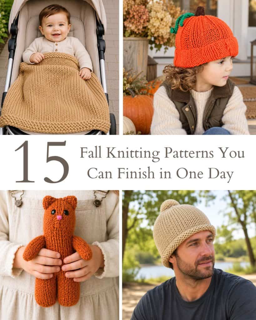 15 Fall Knitting Patterns You Can Finish in One Day