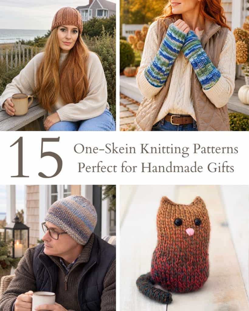 15 One-Skein Knitting Patterns Perfect for Handmade Gifts