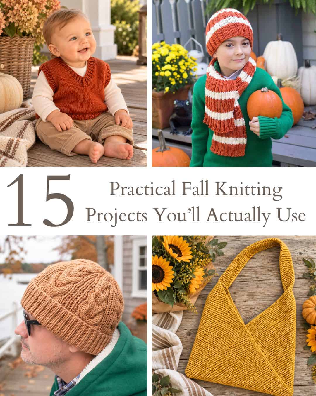 15 Practical Fall Knitting Projects You’ll Actually Use