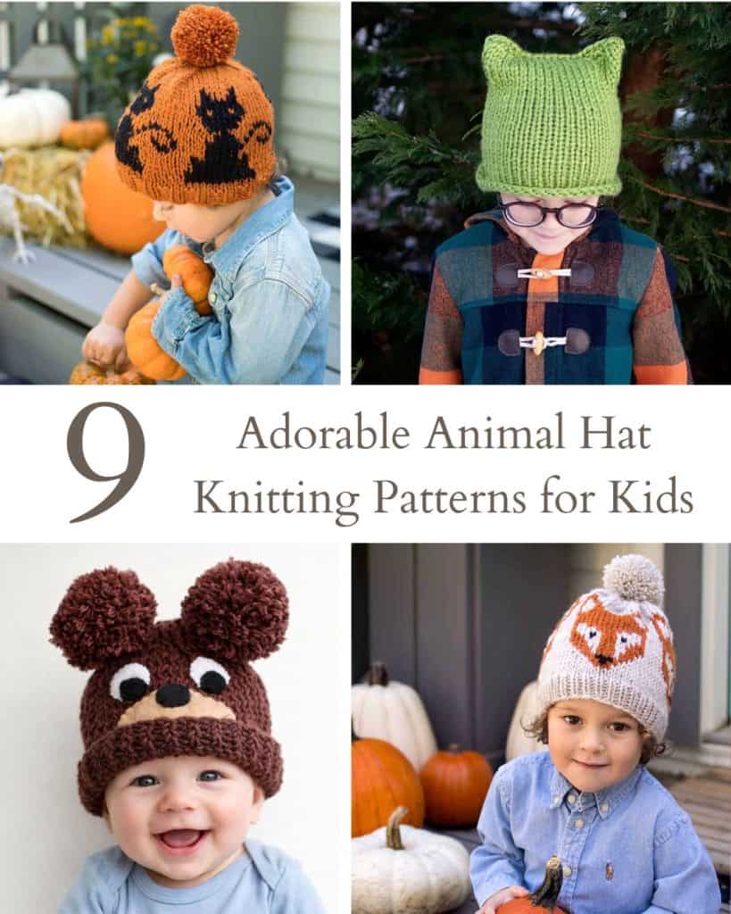 9 Adorable Animal Hat Knitting Patterns for Kids (Fun & Easy!)